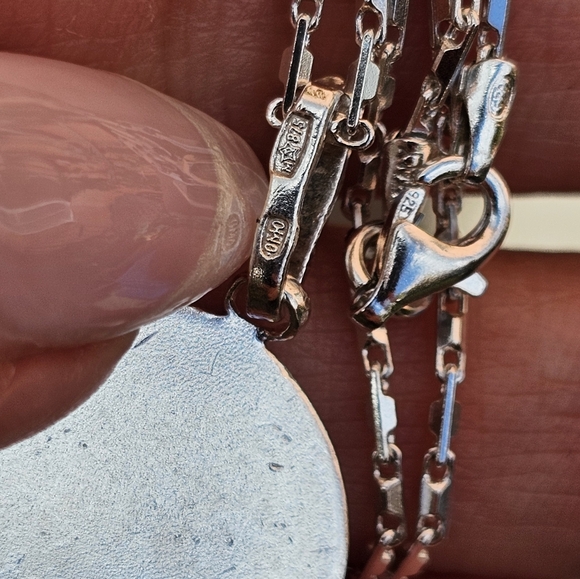 Vintage Sterling Pisces Necklace - Picture 5 of 5